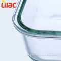 Lebensmittelaufbewahrung transparente Glasbehälter